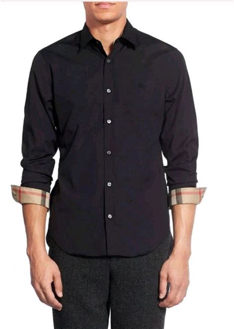 burberry button down mens|burberry long sleeve button up.